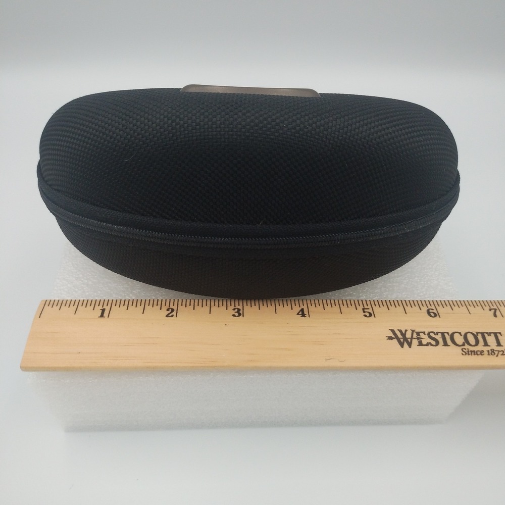 Oakley Sport Sunglasses Case Black Zippered Soft Vault Foam Lens Slots Fits Flak - Picture 6 of 6